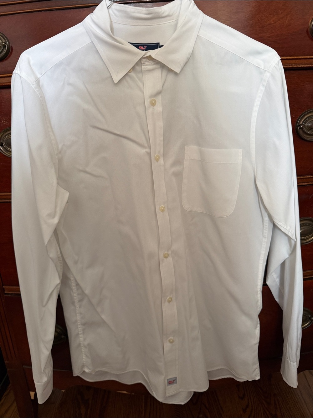 Vineyard Vines White Long-Sleeve Dress Shirt